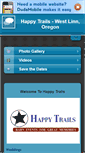 Mobile Screenshot of happytrailsridingcenter.org